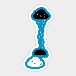 A Cloudy Day Sticker